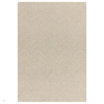 Theodore Modern Plain Subtle Chevron Hand-Woven Textured Wool Loop Pile Sand Rug-Asiatic Carpets-Rug Love - The Most Loved Rug Store